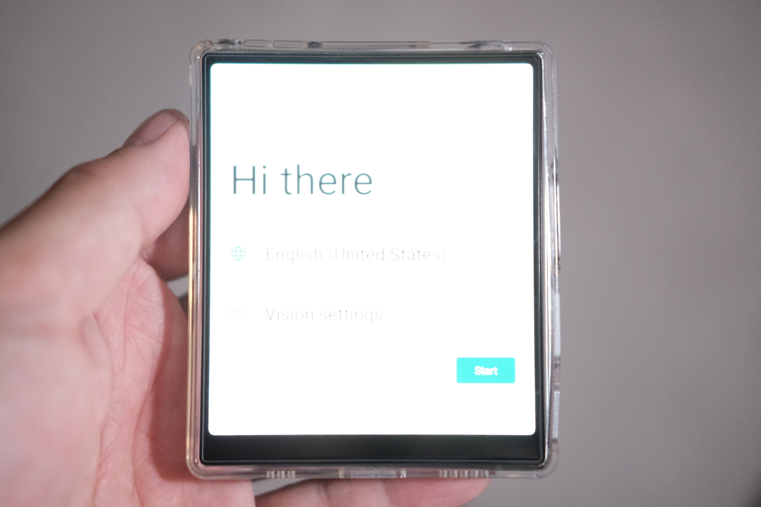 Hi thereセットアップ画面